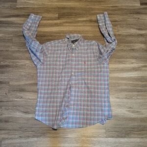 Men's Plaid Button-Down Shirt